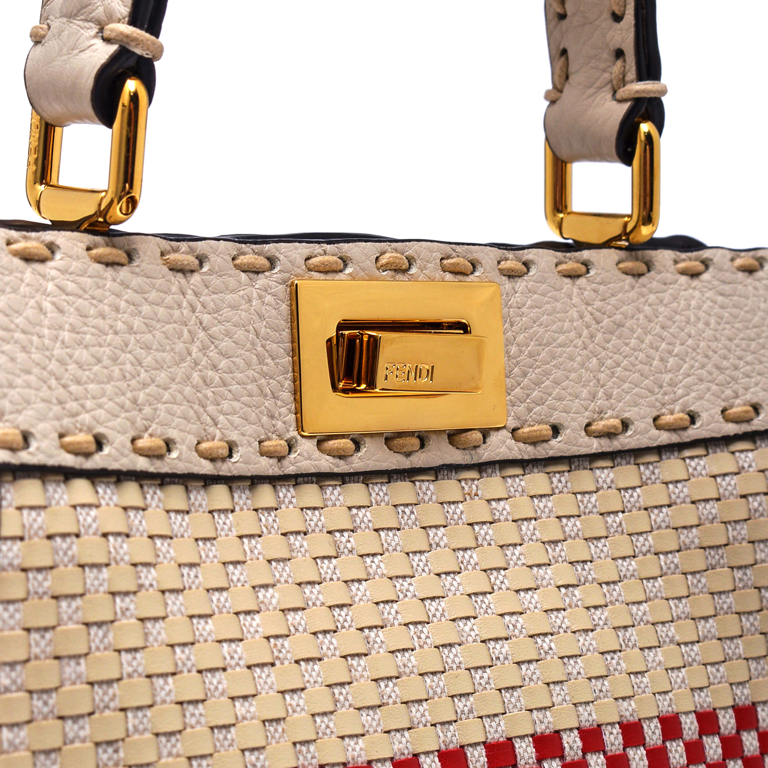 Fendi - ISeeU Limited Edition Leather Mini Peekabo Bag